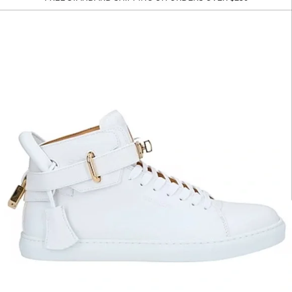 Buscemi white high tops